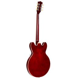 Guitarra eléctrica Sigma HBA-102H-TR Transparent Cherry Red