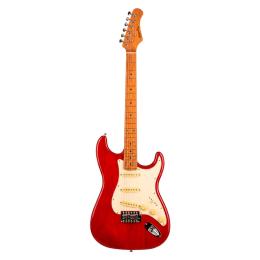 Guitarra eléctrica Kingsman Corona 200 SSS DKR