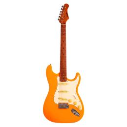 Guitarra eléctrica Kingsman Corona 200 SSS ORG