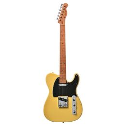 Guitarra eléctrica tipo Tele Bacchus Universe BTE-1-RSM/M Butterscotch Blonde