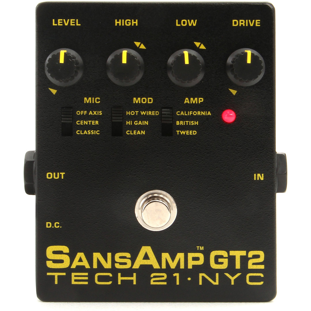 Emulador analógico de amplificador a válvulas Tech 21 SansAmp GT2