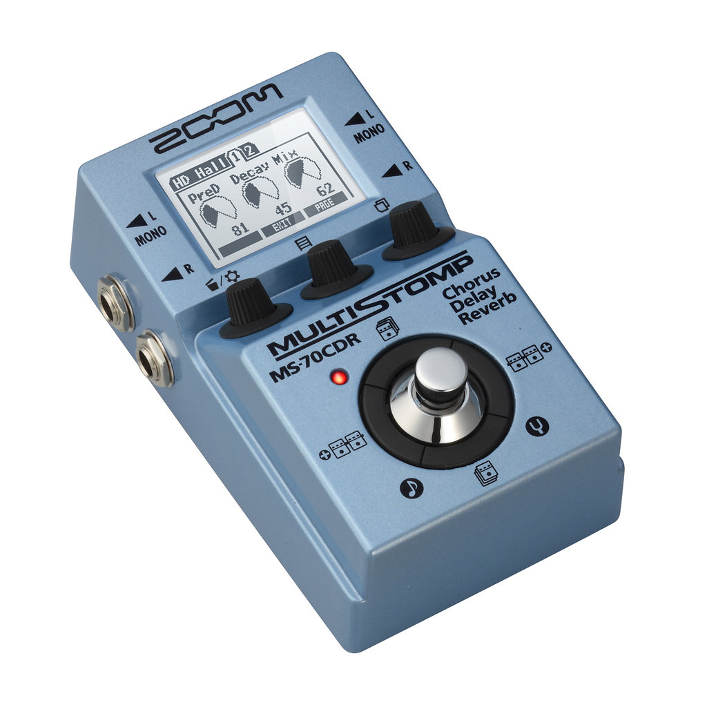Zoom MS70CDR Pedal multiefectos guitarra eléctrica