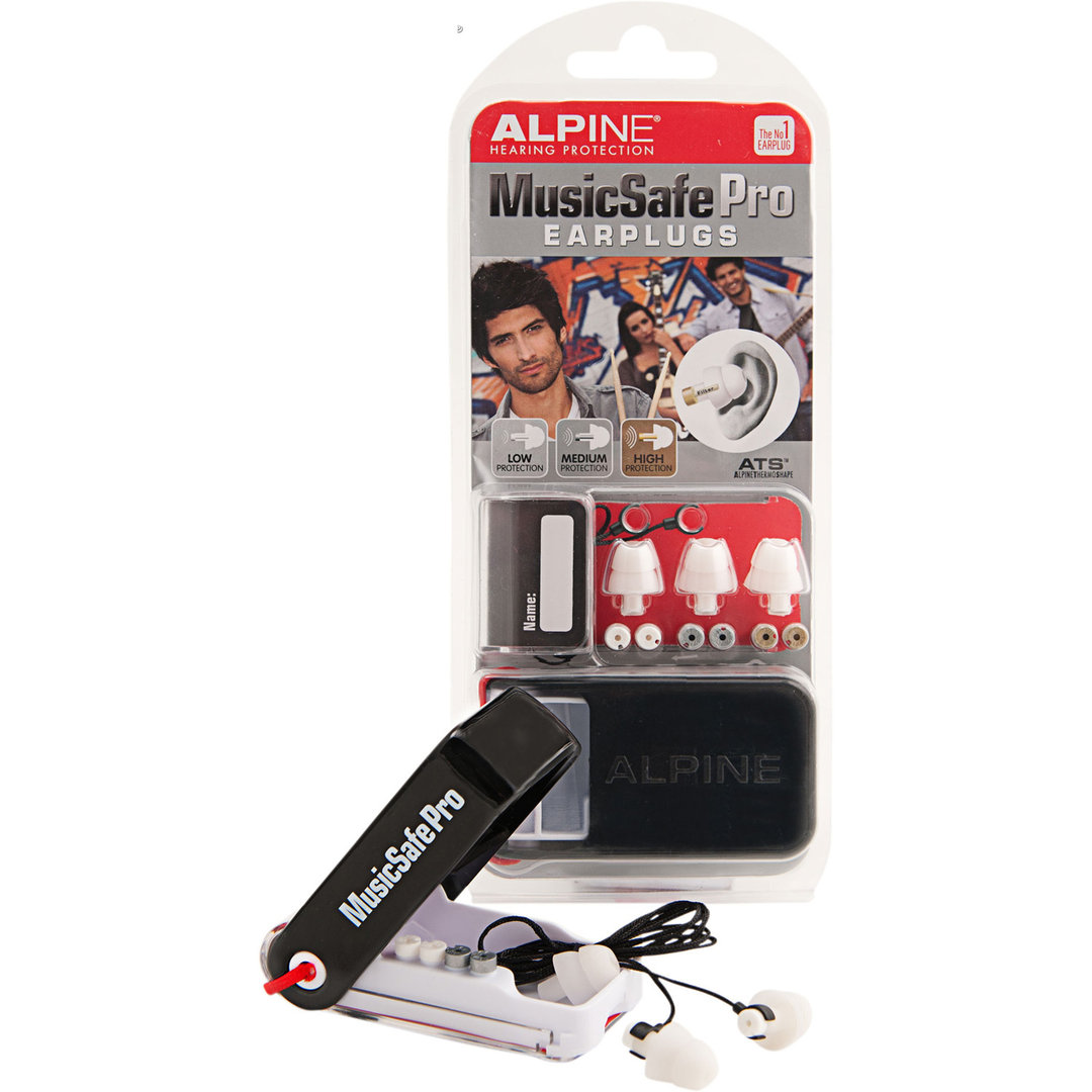 Tapones protectores oidos Alpine Music Safe Pro White