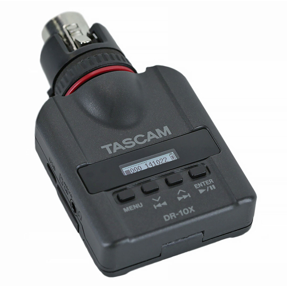 Tascam DR-10X - Grabadora audio micrófono mano