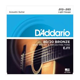 D'Addario EJ11 80/20 Bronze Light