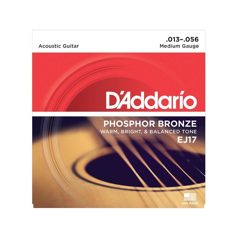 D'Addario EJ17 Phosphor Bronze Medium