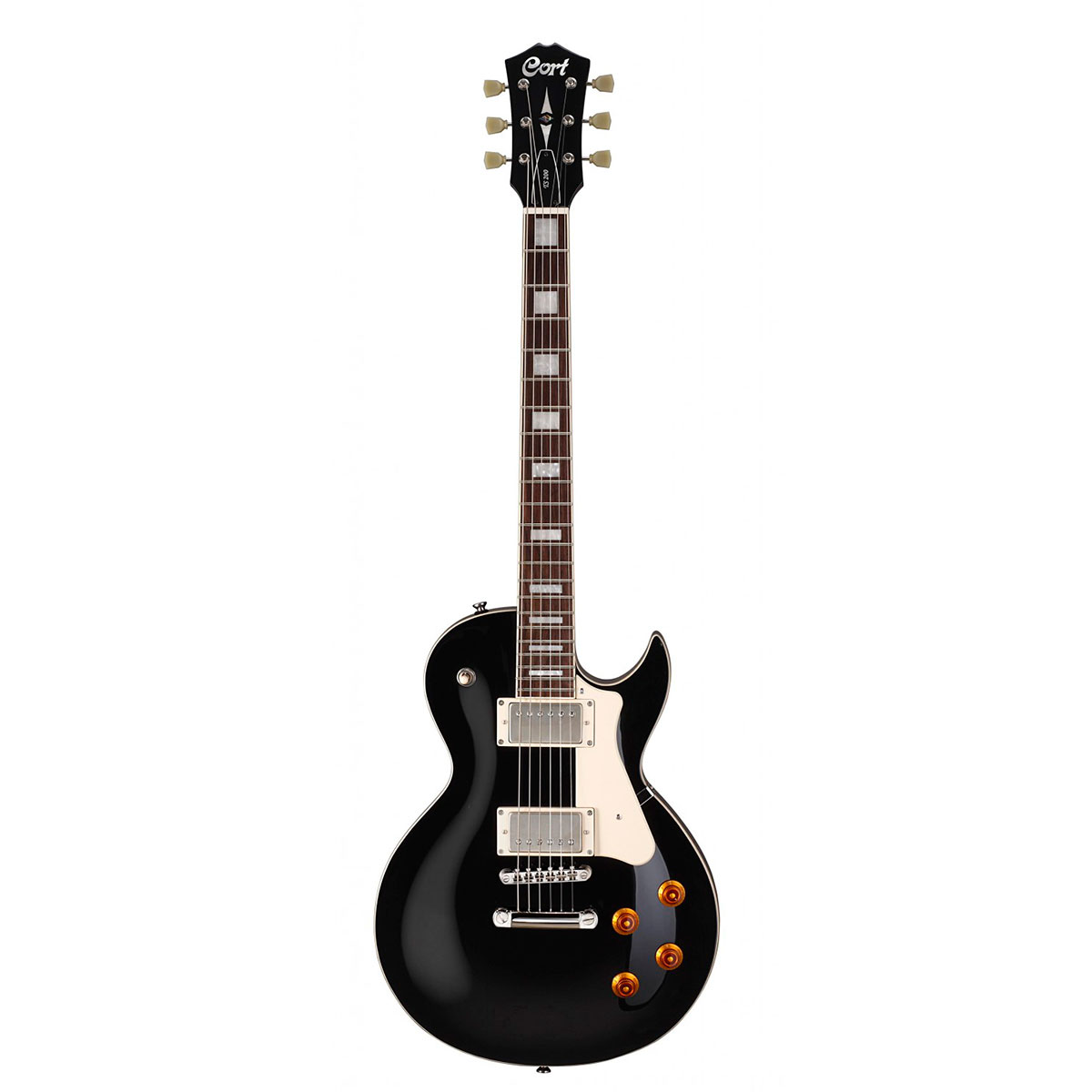Cort CR 200 BK - Guitarra eléctrica tipo Les Paul