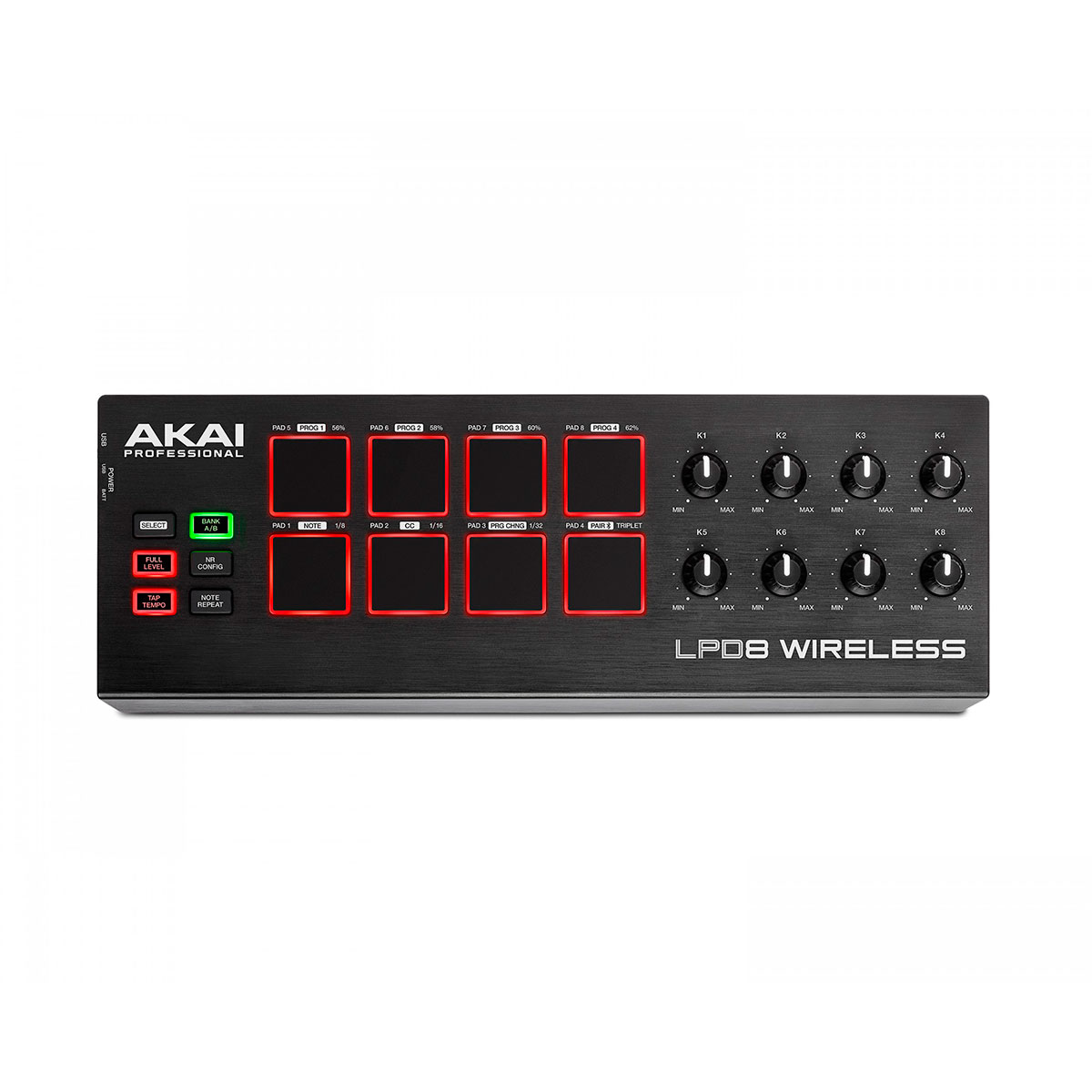 Akai LPD8 Wireless - Controlador USB/MIDI ordenador inalámbrico